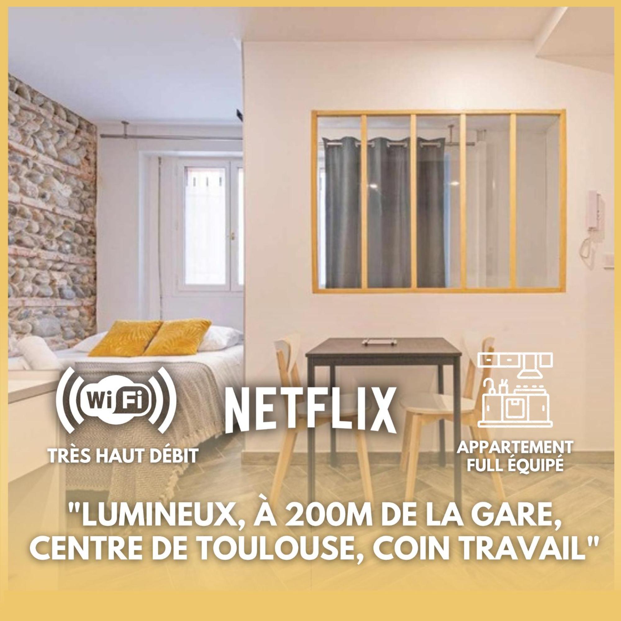 Moderne - Centre - Gare Matabiau Lägenhet Toulouse Exteriör bild